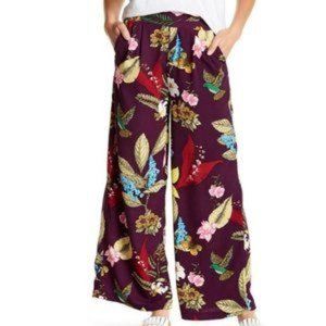 Romeo and Juliet Purple Floral Pants